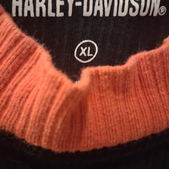 Harley-Davidson Black and Orange Tank Top - Picture 2 of 3